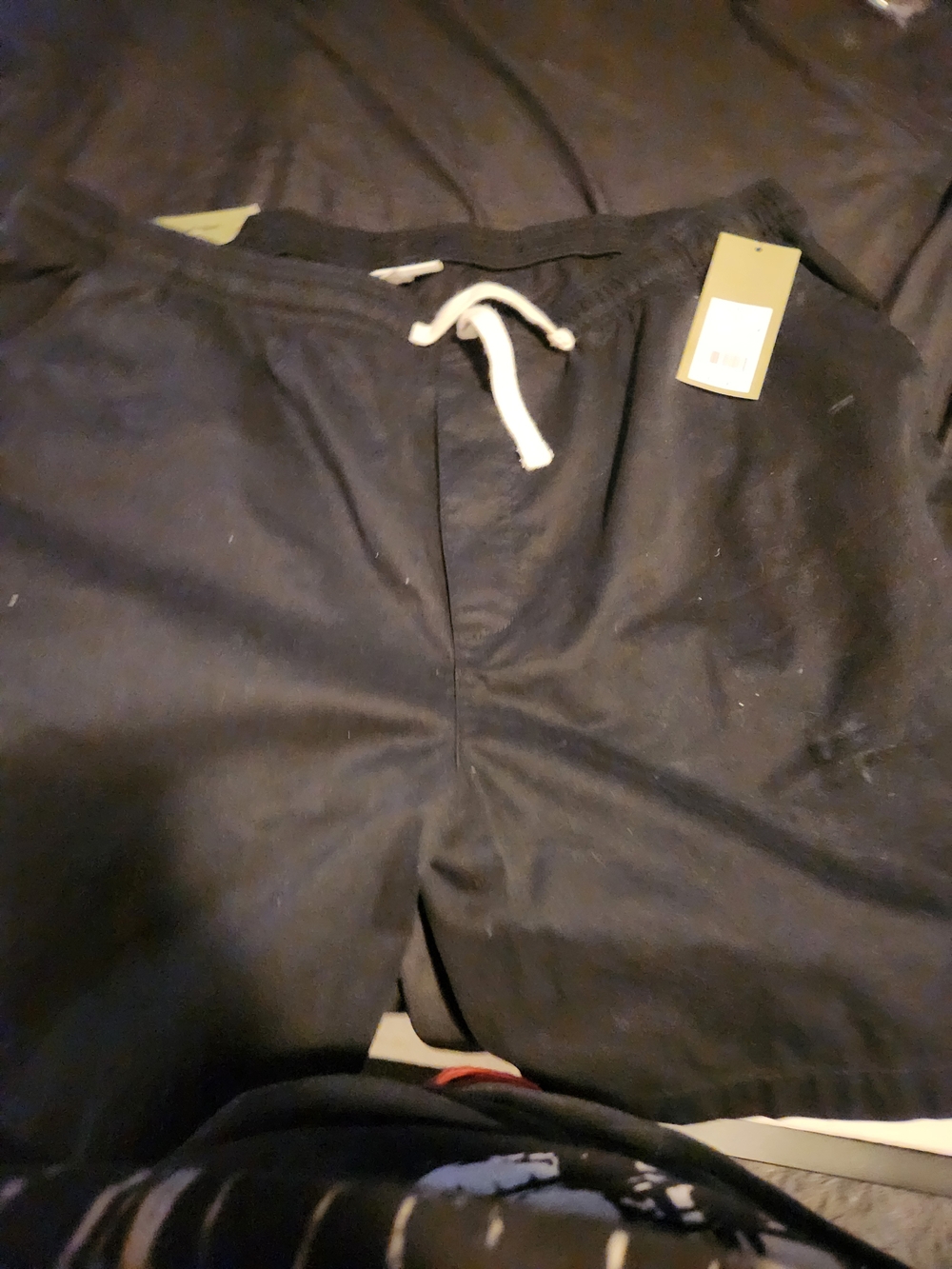 Classic Black Drawstring Shorts